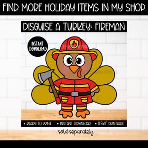 Six Seven Turkey Disguise Printable Craft Kit, 67 Bruh Costume Coloring ...