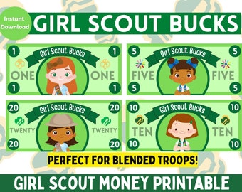Girl Scout Play Money - Etsy