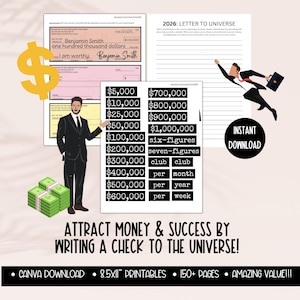 2026 Vision Board for Men Printable, Manifest New Year Goal Setting Vision Board Supplies Planner Template, Affirmations Board Clipart Image image 19