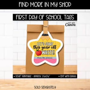 Editable First Day of School Info Sign Template, Custom Back to School Sign for Girls, Pastel Rainbow Chalkboard Photo Prop Sign Printable image 10