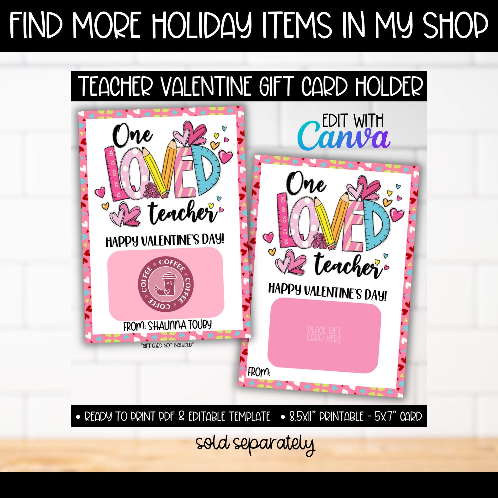 Croc Shoe Charm Jibbitz Valentine's Day Cards Tags Kids, Shoe Charms