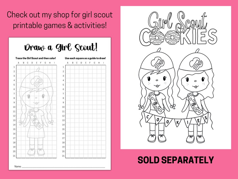 Girl Scout Certificate of Recognition Template Girl Scout Etsy