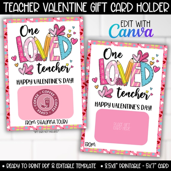 Sunflower Gifts For Women Teacher Valentine Day Gift Tag Printable