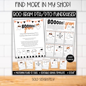 PTA PTO Gobble Gram Thanksgiving Fundraiser Flyer Template, School ...