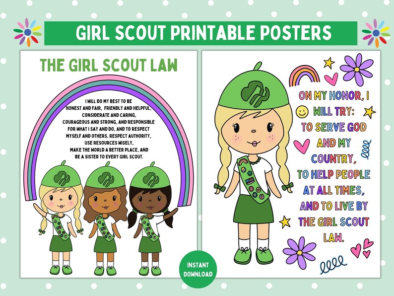 Girl Scout Troop Leader Binder Poster Girl Scout Troop Etsy