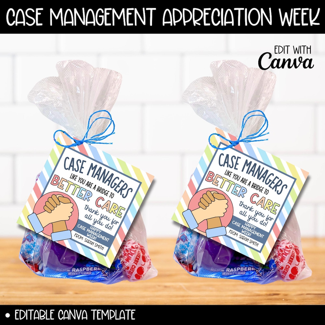 Case Manager Week Gift Tag, Case Resource Management Appreciation Week ...