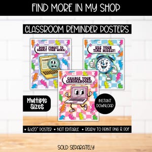 Classroom Golden Rule Behavior SEL Poster Sign Download, Aesthetic ...