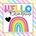 HelloRainbowPrints store logo