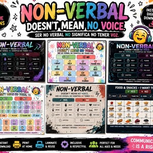 Icke-verbal kommunikation Visuella stöd AKK-valtavlor Kommunikationskort för tonåringar Behov och känslor Sensoriska visuella material Utskrivbara material Autismpresent