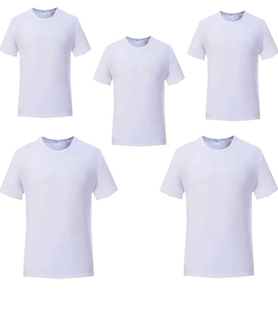 Camisetas blancas de sublimacion unisex 100 poliester camisetas de sublimacion espacios en blanco camisetas camisetas en blanco sensacion de algodon super suave Etsy Espana