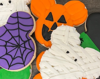 Halloween Cookies, Not So Scary Cookies,  Spider Cookies, Pumpkin Cookies, Jack-O Lantern Cookies, FrankensteinCookies, Mummy Cookies