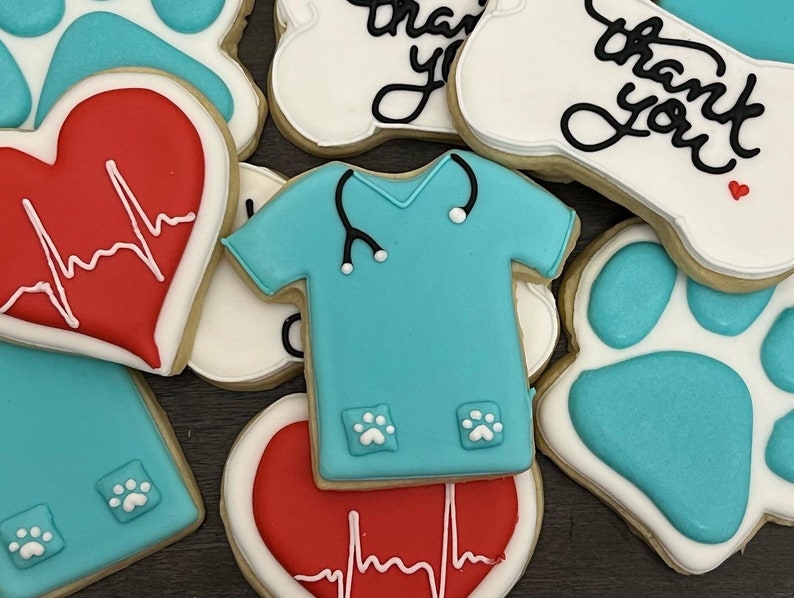 Veterinary Cookies Vet Appreciation Cookies Thank You Etsy