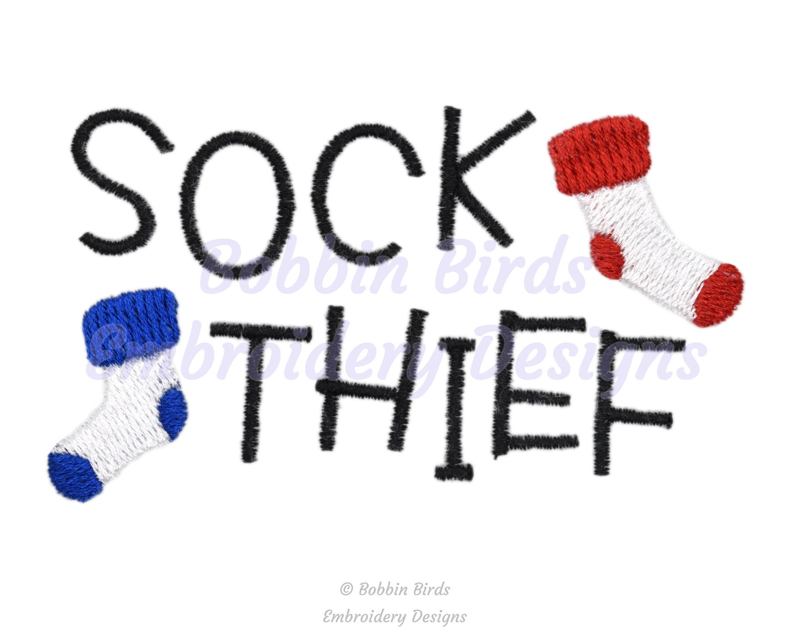 Funny Dog Bandana Machine Embroidery Design File Sock Thief Etsy