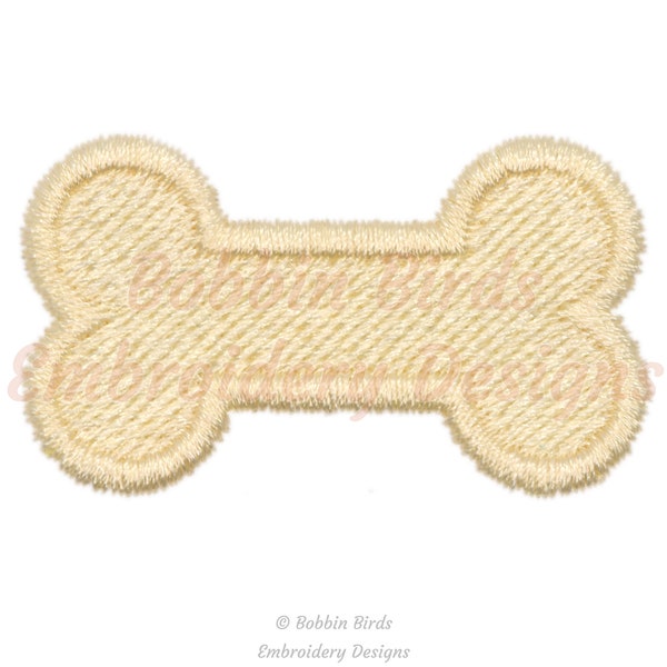 Dog Bone Treat Machine Embroidery Design File - 6 Sizes - Instant Digital Download