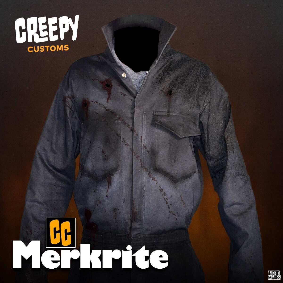 Workrite Replica Myers Coverall Halloween Costume Kills Ends - Etsy