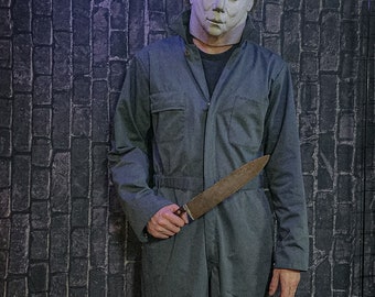 ¡¡NUEVA VERSIÓN 2!! Halloween 1978 Michael Myers Coveralls Creepy Customs Tradewear réplica