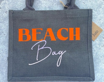 jute bag | Handbag | beach bag | neon | modern