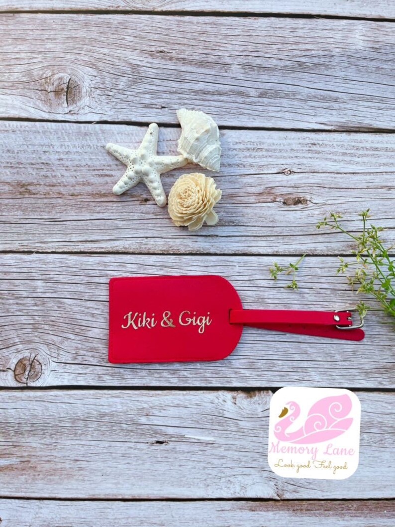 Personalised Luggage Tag Travelling Holiday Birthday Wedding Christmas