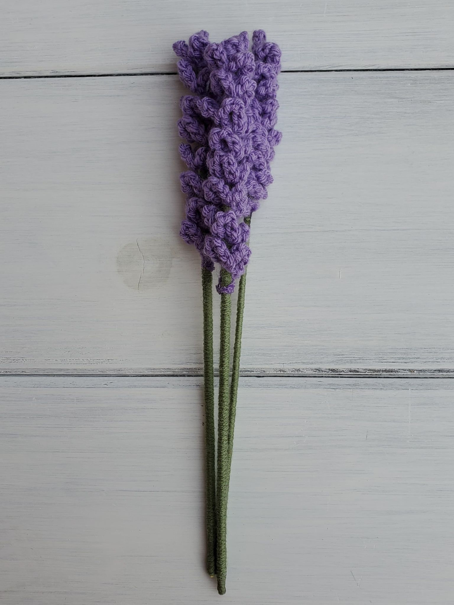 Lavender Crochet Lavender Crochet Flowers Bouquet Lavender - Etsy