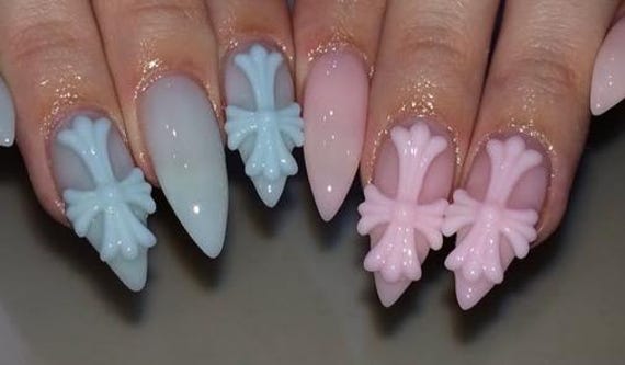 クロムハーツ Cross Gothic Chrome Hearts 3d Silicon Nail Mold Nail