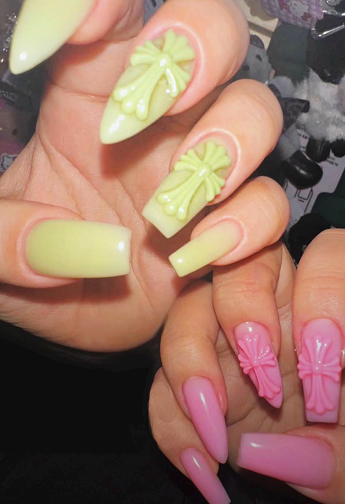 クロムハーツ Cross Gothic NOT Chromeheartss 3d Silicon Nail Mold