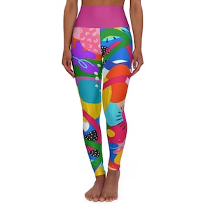 Colorful High Waisted Leggings