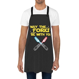 May the Forks Be With You - Star Wars Inspired Apron