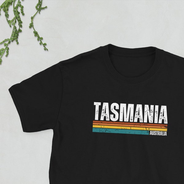 Tasmania Australia Retro Unisex TShirt. 5 Colours. Perfect Gift for Her, Gift for Him, Gift for Friend, Gift for Family, Treat Yourself