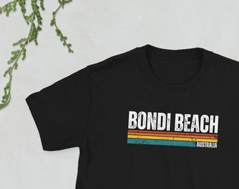 Bondi Beach Australia Retro Unisex TShirt. 5 Colours. Perfect Gift for Her, Gift for Him, Gift for Friend, Gift for Family, Treat Yourself