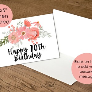 Printable 70th Birthday Card, Happy 70th Birthday Card, Grandma ...