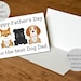 Printable Father's Day Card for Dog Dad Happy Father's Day to the Best ...