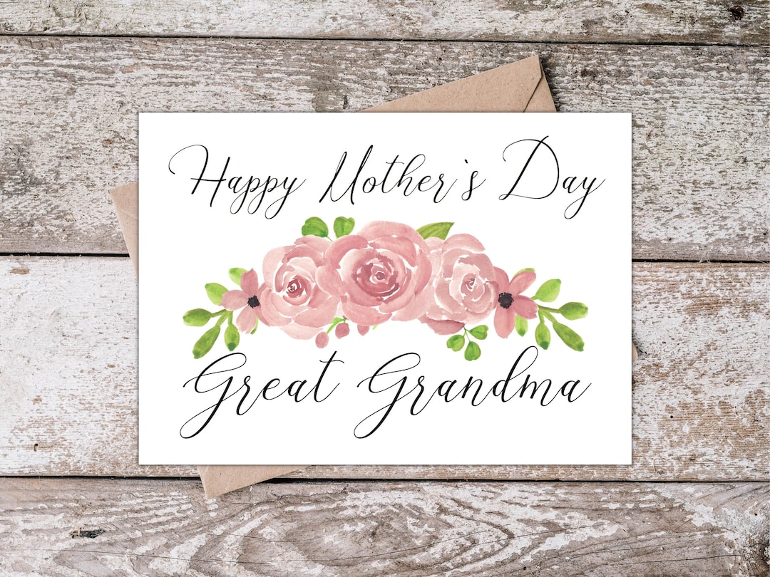 Beautiful Great Grandma Mothers Day Card Landscape Photography Beautiful Great Grandma Mothers Day Card Landscape Photography