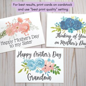 Printable Aunt Mothers Day Card | Happy Mother's Day to My Aunt | Aunt ...