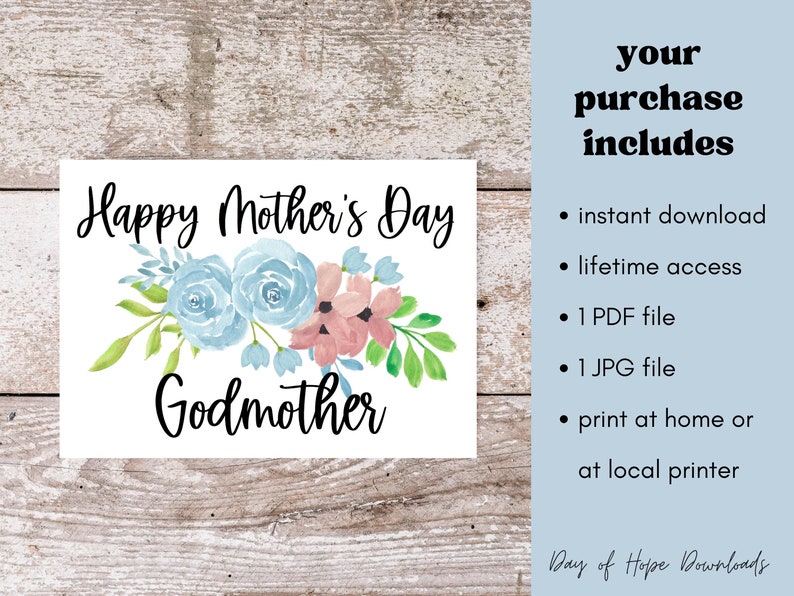 Detailed Happy Mother's Day Godmother Artwork Illustration Detailed Happy Mother's Day Godmother Artwork Illustration