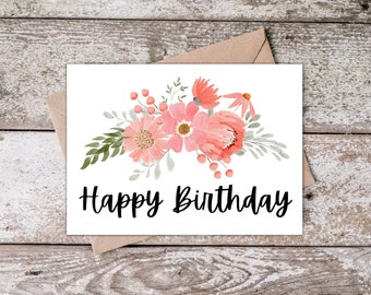 Printable 70th Birthday Card, Happy 70th Birthday Card, Grandma ...