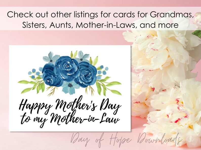 Printable Mothers Day Card for Nana Happy Mother's Day Nana Card ...