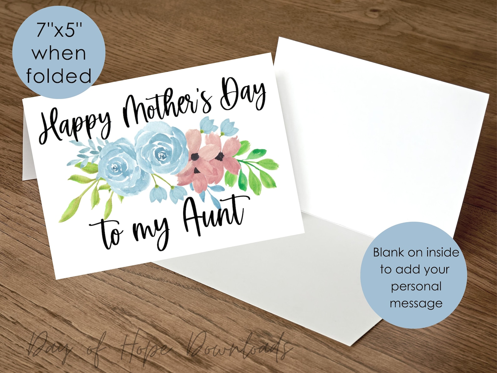 Mothers Day Printable Aunt