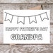 Printable Grandpa Fathers Day Coloring Card for Grandpa | Happy Father ...