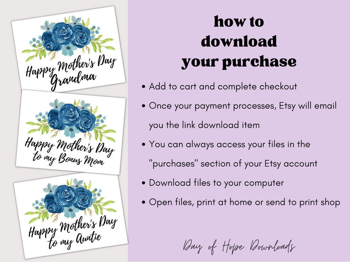Printable Dog Grandma Mothers Day Card With Pawprints | Happy Mother's ...