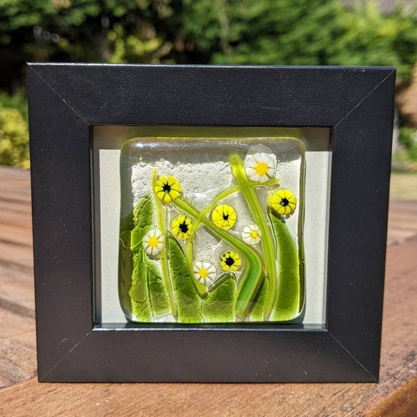 Fused Glass Meadow Picture