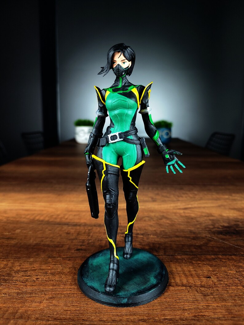 Valorant Viper Statue / Viper Figure / 3D Detailed Resin Model Etsy