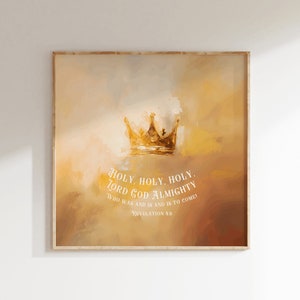 Digital DOWNLOAD Throne Room Holy Holy Holy Prayer Room Painting Heaven Revelation 4v8 HolySpirit Jesus Revival Christian Prophetic Art Gift