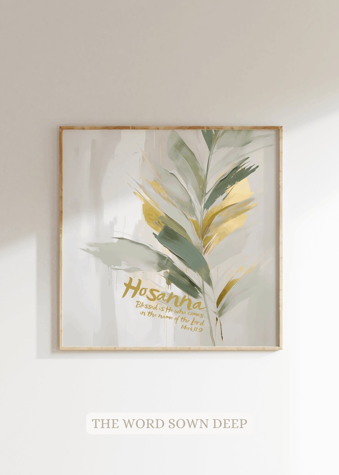 Digital DOWNLOAD Palm Sunday Hosanna Blessed is He Who Comes in the ...