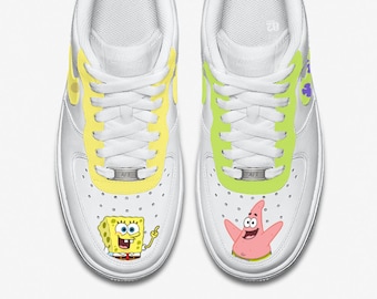 Spongebob nike | Etsy México
