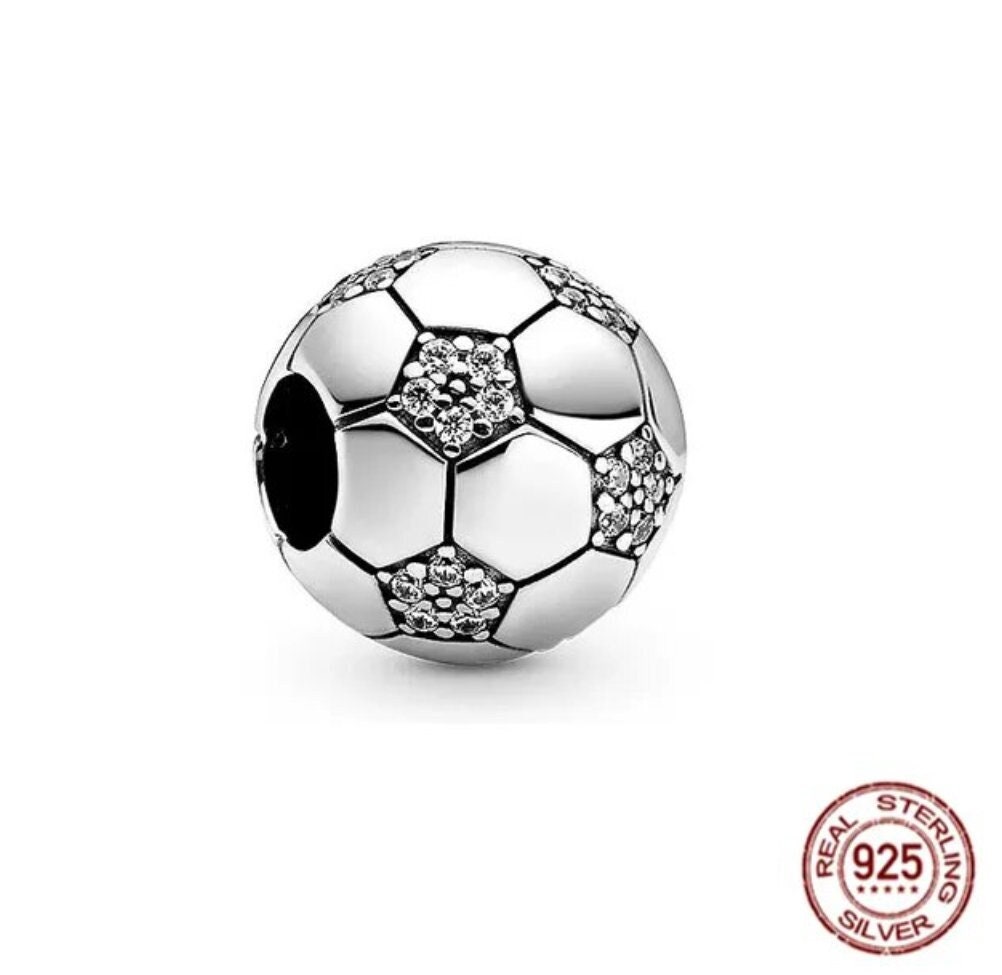 Soccer ball charm bracelet shop