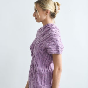 Handmade 100% sheep wool waistcoat for women image 2