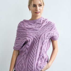 Handmade 100% sheep wool waistcoat for women image 1