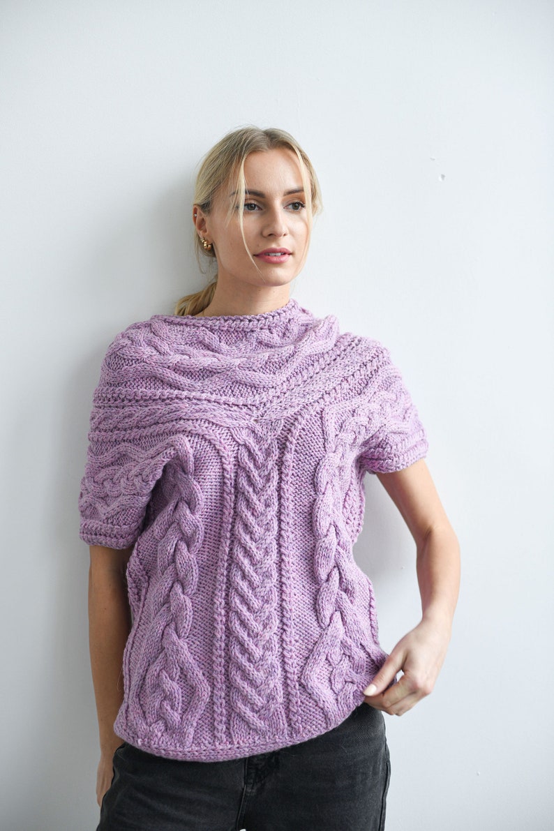 Handmade 100% sheep wool waistcoat for women image 4