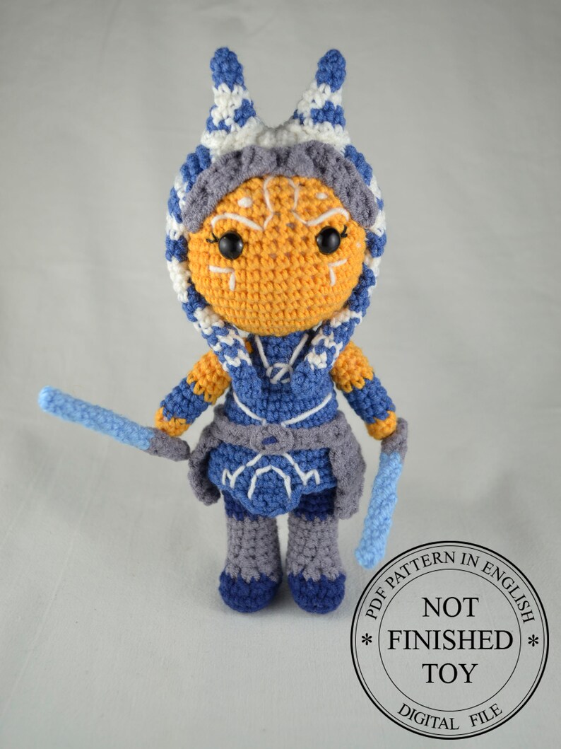 Ahsoka Tano Crochet Pattern PDF Amigurumi Etsy