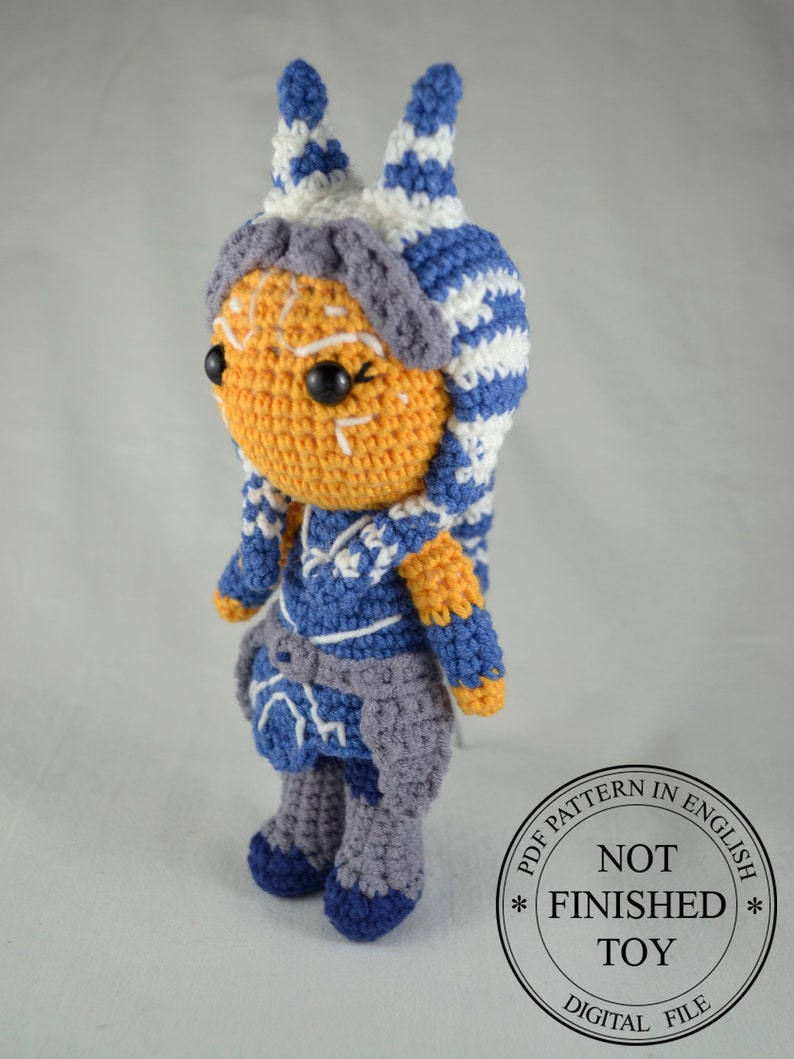 Ahsoka Tano Crochet Pattern PDF Amigurumi Etsy